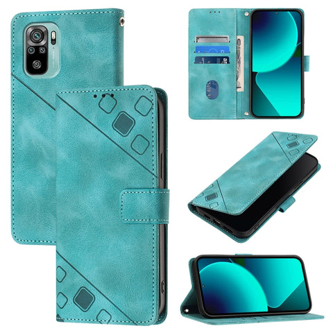 Skin Feel Embossed Leather Phone Case, For Xiaomi Civi 3, For Xiaomi Poco M5s / Redmi Note 11 SE India, For Xiaomi Poco X4 NFC 5G, For Xiaomi Redmi Note 11 Pro+ 5G EU, For Xiaomi Civi 1S, For Xiaomi Poco M4 Pro 5G / Redmi Note 11S 5G                   ...