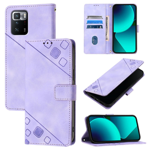 Skin Feel Embossed Leather Phone Case, For Xiaomi Redmi 9A / 9i / 9AT, For Xiaomi Poco M2 Global / Redmi 9, For Xiaomi Poco M3 Pro 5G / Redmi Note 10 5G, For Xiaomi Poco X3 GT, For Xiaomi Poco F3 / Redmi K40 / K40 Pro, For Xiaomi Poco X3 / Poco X3 Pro ...