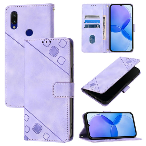 Skin Feel Embossed Leather Phone Case, For Xiaomi Mi 10 Lite 5G, For Xiaomi Redmi 8 / Redmi 8A, For Xiaomi Mi CC9 / Mi 9 Lite, For Xiaomi Redmi Note 8, For Xiaomi Redmi Note 8 Pro, For Xiaomi Mi CC9e / Mi A3, For Xiaomi Redmi Note 7 / Note 7 Pro       ...