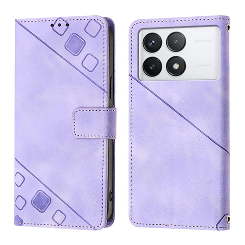Skin Feel Embossed Leather Phone Case, For Xiaomi Redmi K70 / K70 Pro, For Xiaomi 13T, For Xiaomi Poco F5 5G/Redmi Note 12 Turbo, For Xiaomi Poco F5 Pro 5G/Redmi K60, For Xiaomi Redmi Note 12S 4G Global, For Xiaomi Poco C51 / A2+, For Xiaomi 13 Ultra  ...