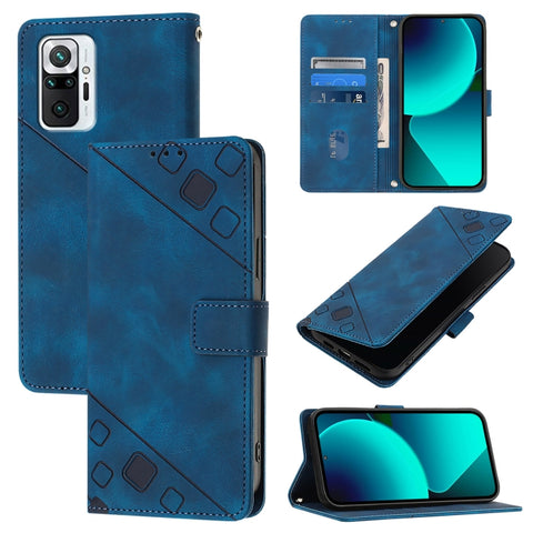 Skin Feel Embossed Leather Phone Case, For Xiaomi Mi 11 Pro, For Xiaomi Redmi Note 10 Pro 4G, For Xiaomi Poco M3 / Redmi 9 Power, For Xiaomi Redmi Note 9T Global, For Xiaomi Mi 11, For Xiaomi Redmi Note 9 4G / Redmi 10X 4G                              ...