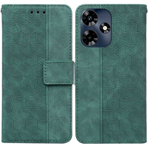 Geometric Embossed Leather Phone Case, For Infinix Note 30i, For Infinix Note 30 Pro, For Infinix Note 30, For Infinix Note 30 VIP, For Infinix Hot 30 Play, For Infinix Hot 30i, For Infinix Hot 30, For Infinix Smart 7 African