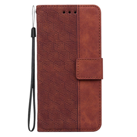 Geometric Embossed Leather Phone Case, For Infinix Note 30i, For Infinix Note 30 Pro, For Infinix Note 30, For Infinix Note 30 VIP, For Infinix Hot 30 Play, For Infinix Hot 30i, For Infinix Hot 30, For Infinix Smart 7 African