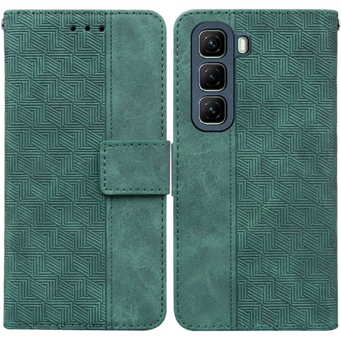 Geometric Embossed Leather Phone Case, For Infinix Note 50 Pro+, For Infinix Note 50 4G / Note 50 Pro 4G, For Infinix Hot 50 Pro 4G, For Infinix Hot 50i / Smart 9, For Infinix Hot 50 Pro+ 4G, For Infinix Hot 50 4G, For Infinix Hot 50 5G                ...