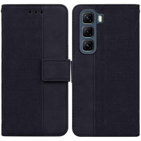 Geometric Embossed Leather Phone Case, For Infinix Note 50 Pro+, For Infinix Note 50 4G / Note 50 Pro 4G, For Infinix Hot 50 Pro 4G, For Infinix Hot 50i / Smart 9, For Infinix Hot 50 Pro+ 4G, For Infinix Hot 50 4G, For Infinix Hot 50 5G                ...