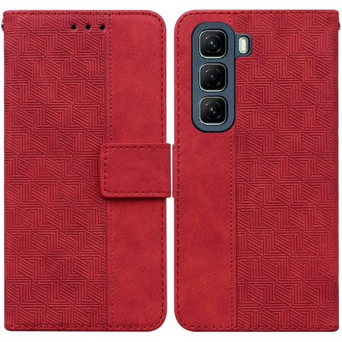 Geometric Embossed Leather Phone Case, For Infinix Note 50 Pro+, For Infinix Note 50 4G / Note 50 Pro 4G, For Infinix Hot 50 Pro 4G, For Infinix Hot 50i / Smart 9, For Infinix Hot 50 Pro+ 4G, For Infinix Hot 50 4G, For Infinix Hot 50 5G                ...