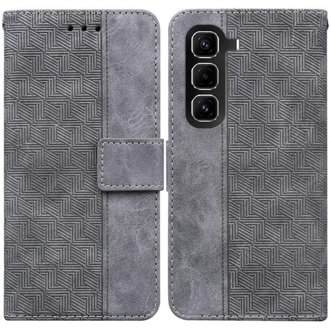 Geometric Embossed Leather Phone Case, For Infinix Note 50 Pro+, For Infinix Note 50 4G / Note 50 Pro 4G, For Infinix Hot 50 Pro 4G, For Infinix Hot 50i / Smart 9, For Infinix Hot 50 Pro+ 4G, For Infinix Hot 50 4G, For Infinix Hot 50 5G                ...