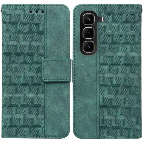 Geometric Embossed Leather Phone Case, For Infinix Note 50 Pro+, For Infinix Note 50 4G / Note 50 Pro 4G, For Infinix Hot 50 Pro 4G, For Infinix Hot 50i / Smart 9, For Infinix Hot 50 Pro+ 4G, For Infinix Hot 50 4G, For Infinix Hot 50 5G                ...