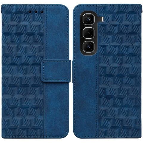 Geometric Embossed Leather Phone Case, For Infinix Note 50 Pro+, For Infinix Note 50 4G / Note 50 Pro 4G, For Infinix Hot 50 Pro 4G, For Infinix Hot 50i / Smart 9, For Infinix Hot 50 Pro+ 4G, For Infinix Hot 50 4G, For Infinix Hot 50 5G                ...