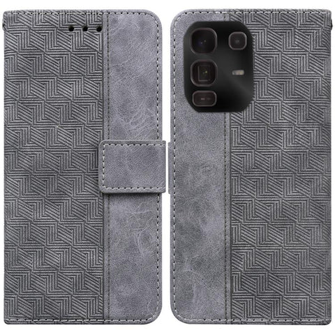 Geometric Embossed Leather Phone Case, For Infinix Note 50 Pro+, For Infinix Note 50 4G / Note 50 Pro 4G, For Infinix Hot 50 Pro 4G, For Infinix Hot 50i / Smart 9, For Infinix Hot 50 Pro+ 4G, For Infinix Hot 50 4G, For Infinix Hot 50 5G                ...