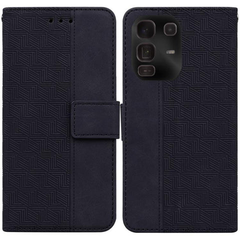 Geometric Embossed Leather Phone Case, For Infinix Note 50 Pro+, For Infinix Note 50 4G / Note 50 Pro 4G, For Infinix Hot 50 Pro 4G, For Infinix Hot 50i / Smart 9, For Infinix Hot 50 Pro+ 4G, For Infinix Hot 50 4G, For Infinix Hot 50 5G                ...