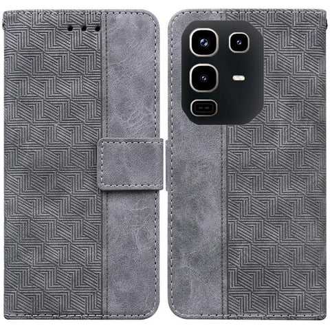 Geometric Embossed Leather Phone Case, For Infinix Note 50 Pro+, For Infinix Note 50 4G / Note 50 Pro 4G, For Infinix Hot 50 Pro 4G, For Infinix Hot 50i / Smart 9, For Infinix Hot 50 Pro+ 4G, For Infinix Hot 50 4G, For Infinix Hot 50 5G                ...