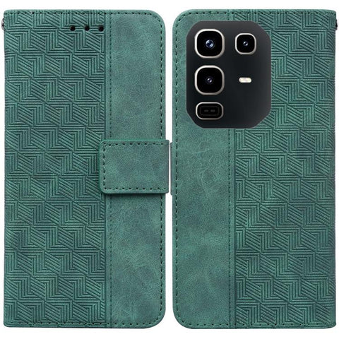 Geometric Embossed Leather Phone Case, For Infinix Note 50 Pro+, For Infinix Note 50 4G / Note 50 Pro 4G, For Infinix Hot 50 Pro 4G, For Infinix Hot 50i / Smart 9, For Infinix Hot 50 Pro+ 4G, For Infinix Hot 50 4G, For Infinix Hot 50 5G                ...