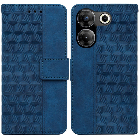 Geometric Embossed Leather Phone Case, For Tecno Camon 20 Pro 5G, For Tecno Pova 5, For Tecno Spark 10 5G, For Tecno Spark 10 Pro, For Tecno Spark 10 / Spark 10C