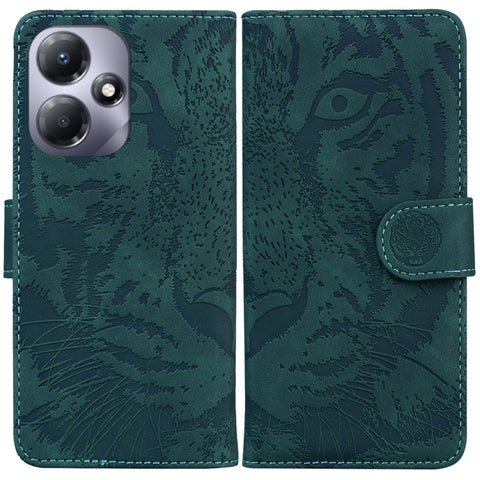 Tiger Embossing Pattern Flip Leather Phone Case, For Infinix Hot 30i, For Infinix Note 30i, For Infinix Note 30 Pro, For Infinix Note 30, For Infinix Note 30 VIP, For Infinix Hot 30 Play, For Infinix Hot 30, For Infinix Smart 7 African