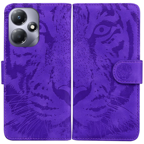 Tiger Embossing Pattern Flip Leather Phone Case, For Infinix Hot 30i, For Infinix Note 30i, For Infinix Note 30 Pro, For Infinix Note 30, For Infinix Note 30 VIP, For Infinix Hot 30 Play, For Infinix Hot 30, For Infinix Smart 7 African