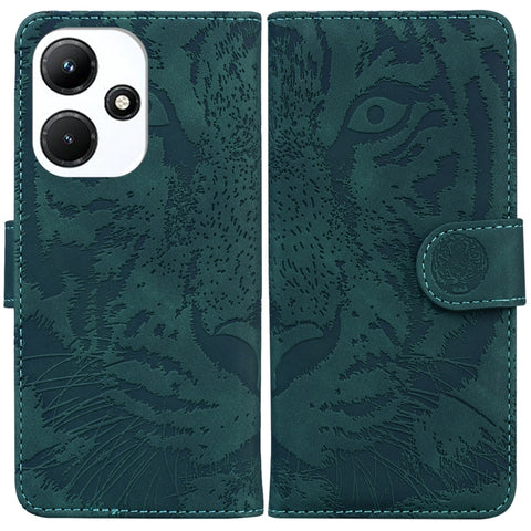 Tiger Embossing Pattern Flip Leather Phone Case, For Infinix Hot 30i, For Infinix Note 30i, For Infinix Note 30 Pro, For Infinix Note 30, For Infinix Note 30 VIP, For Infinix Hot 30 Play, For Infinix Hot 30, For Infinix Smart 7 African