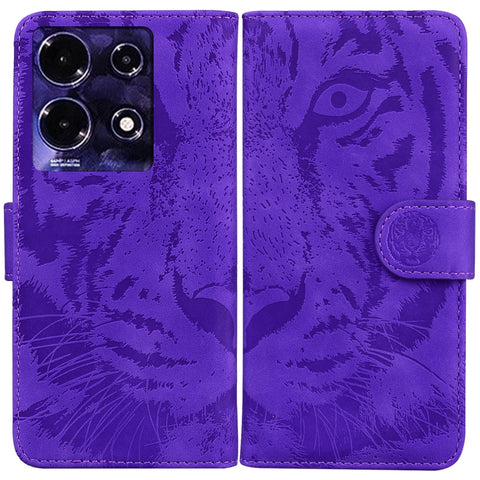 Tiger Embossing Pattern Flip Leather Phone Case, For Infinix Hot 30i, For Infinix Note 30i, For Infinix Note 30 Pro, For Infinix Note 30, For Infinix Note 30 VIP, For Infinix Hot 30 Play, For Infinix Hot 30, For Infinix Smart 7 African