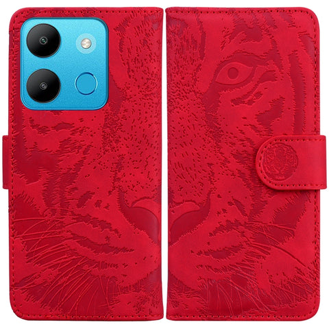 Tiger Embossing Pattern Flip Leather Phone Case, For Infinix Hot 30i, For Infinix Note 30i, For Infinix Note 30 Pro, For Infinix Note 30, For Infinix Note 30 VIP, For Infinix Hot 30 Play, For Infinix Hot 30, For Infinix Smart 7 African