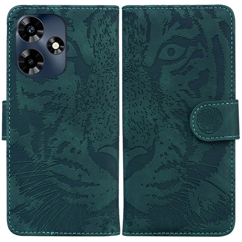 Tiger Embossing Pattern Flip Leather Phone Case, For Infinix Hot 30i, For Infinix Note 30i, For Infinix Note 30 Pro, For Infinix Note 30, For Infinix Note 30 VIP, For Infinix Hot 30 Play, For Infinix Hot 30, For Infinix Smart 7 African