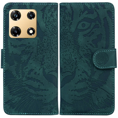 Tiger Embossing Pattern Flip Leather Phone Case, For Infinix Hot 30i, For Infinix Note 30i, For Infinix Note 30 Pro, For Infinix Note 30, For Infinix Note 30 VIP, For Infinix Hot 30 Play, For Infinix Hot 30, For Infinix Smart 7 African