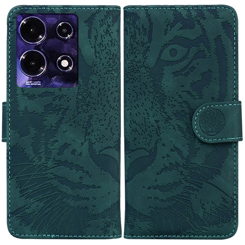 Tiger Embossing Pattern Flip Leather Phone Case, For Infinix Hot 30i, For Infinix Note 30i, For Infinix Note 30 Pro, For Infinix Note 30, For Infinix Note 30 VIP, For Infinix Hot 30 Play, For Infinix Hot 30, For Infinix Smart 7 African