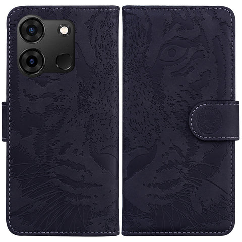 Tiger Embossing Pattern Flip Leather Phone Case, For Infinix Note 40 5G, For Infinix GT 20 Pro, For Infinix Note 40 Pro 4G / 5G, For Infinix Note 40 Pro+, For Infinix Note 40 4G, For Infinix Hot 40 / 40 Pro, For Infinix Smart 7 India/7 Plus            ...