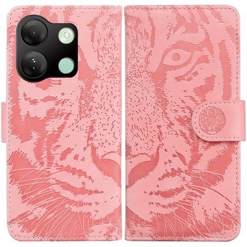 Tiger Embossing Pattern Flip Leather Phone Case, For Infinix Note 40 5G, For Infinix GT 20 Pro, For Infinix Note 40 Pro 4G / 5G, For Infinix Note 40 Pro+, For Infinix Note 40 4G, For Infinix Hot 40 / 40 Pro, For Infinix Smart 7 India/7 Plus            ...