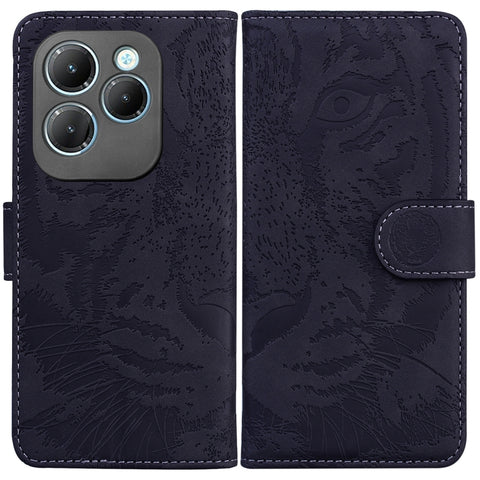 Tiger Embossing Pattern Flip Leather Phone Case, For Infinix Note 40 5G, For Infinix GT 20 Pro, For Infinix Note 40 Pro 4G / 5G, For Infinix Note 40 Pro+, For Infinix Note 40 4G, For Infinix Hot 40 / 40 Pro, For Infinix Smart 7 India/7 Plus            ...