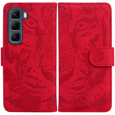 Tiger Embossing Pattern Flip Leather Phone Case, For Infinix Note 50 Pro+, For Infinix Note 50 4G / Note 50 Pro 4G, For Infinix Hot 50 Pro 4G, For Infinix Hot 50i / Smart 9, For Infinix Hot 50 Pro+ 4G, For Infinix Hot 50 4G, For Infinix Hot 50 5G      ...