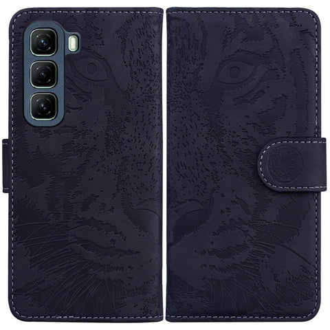 Tiger Embossing Pattern Flip Leather Phone Case, For Infinix Note 50 Pro+, For Infinix Note 50 4G / Note 50 Pro 4G, For Infinix Hot 50 Pro 4G, For Infinix Hot 50i / Smart 9, For Infinix Hot 50 Pro+ 4G, For Infinix Hot 50 4G, For Infinix Hot 50 5G      ...