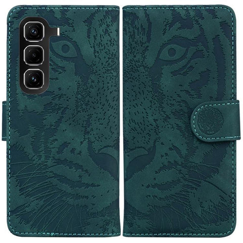 Tiger Embossing Pattern Flip Leather Phone Case, For Infinix Note 50 Pro+, For Infinix Note 50 4G / Note 50 Pro 4G, For Infinix Hot 50 Pro 4G, For Infinix Hot 50i / Smart 9, For Infinix Hot 50 Pro+ 4G, For Infinix Hot 50 4G, For Infinix Hot 50 5G      ...