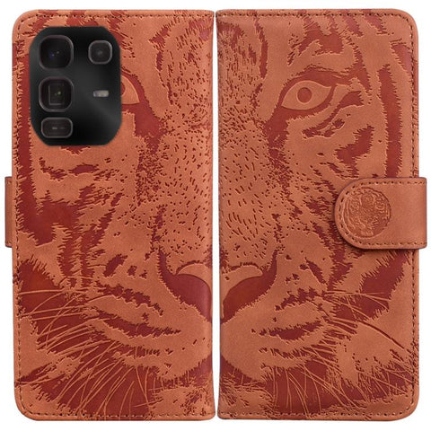 Tiger Embossing Pattern Flip Leather Phone Case, For Infinix Note 50 Pro+, For Infinix Note 50 4G / Note 50 Pro 4G, For Infinix Hot 50 Pro 4G, For Infinix Hot 50i / Smart 9, For Infinix Hot 50 Pro+ 4G, For Infinix Hot 50 4G, For Infinix Hot 50 5G      ...