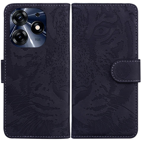 Tiger Embossing Pattern Flip Leather Phone Case, For Tecno Camon 20 Pro 5G, For Tecno Pova 5, For Tecno Spark 10 5G, For Tecno Spark 10 Pro, For Tecno Spark 10 / Spark 10C