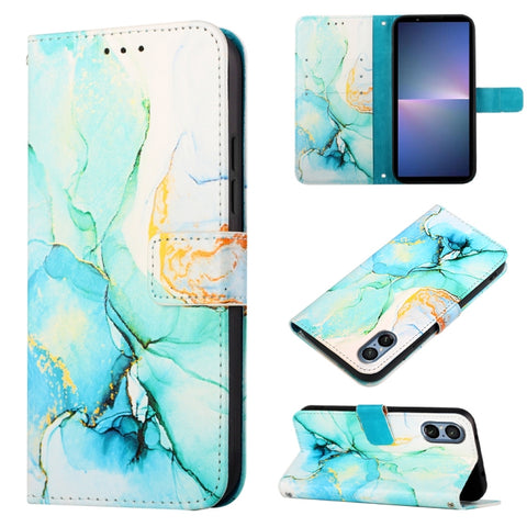 PT003 Marble Pattern Flip Leather Phone Case, For Sony Xperia 1 VIII, For Sony Xperia 10 VI, For Sony Xperia 1 VI, For Sony Xperia 5 VI, For Sony Xperia 5 V, For Sony Xperia 1 V, For Sony Xperia 10 V, For Sony Xperia 10 IV