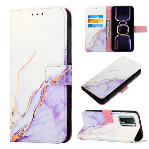 PT003 Marble Pattern Flip Leather Phone Case, For Xiaomi Redmi Note 12S 4G Global, For Xiaomi 13T, For Xiaomi Poco F5 5G/Redmi Note 12 Turbo, For Xiaomi Poco F5 Pro 5G/Redmi K60