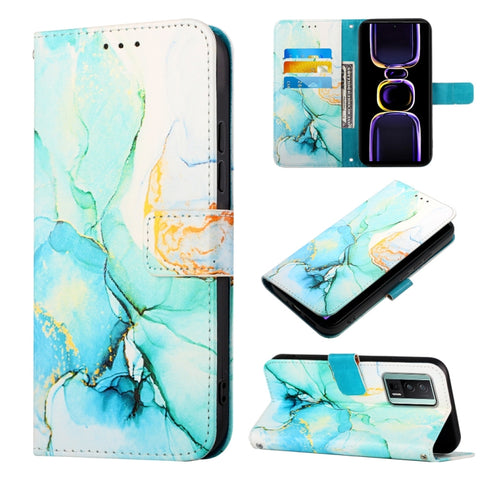 PT003 Marble Pattern Flip Leather Phone Case, For Xiaomi Redmi Note 12S 4G Global, For Xiaomi 13T, For Xiaomi Poco F5 5G/Redmi Note 12 Turbo, For Xiaomi Poco F5 Pro 5G/Redmi K60