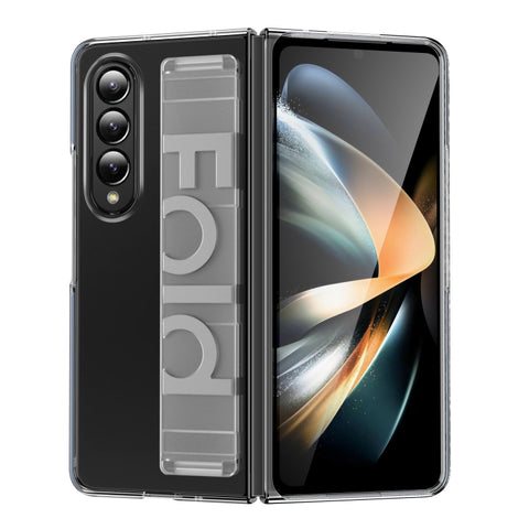 Silicone Wristband Holder Foldable Phone Case, For Samsung Galaxy Z Fold4, For Samsung Galaxy Z Fold3