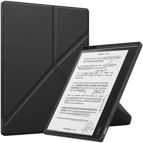 Solid Color Deformation TPU Leather Smart Tablet Case, For Kobo Elipsa 2E