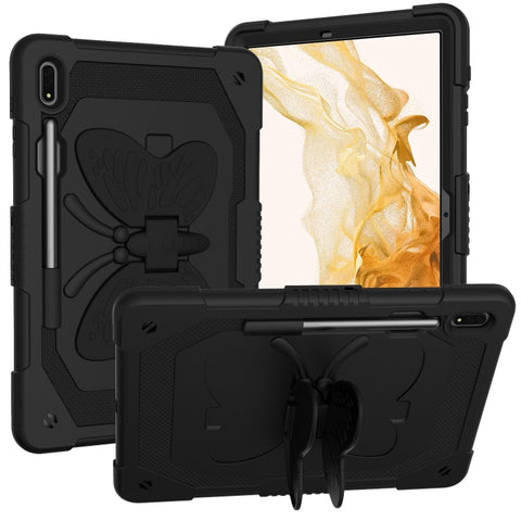 Butterfly Kickstand Heavy Duty Hard Rugged Tablet Case, For Samsung Galaxy Tab S8+ / S7+