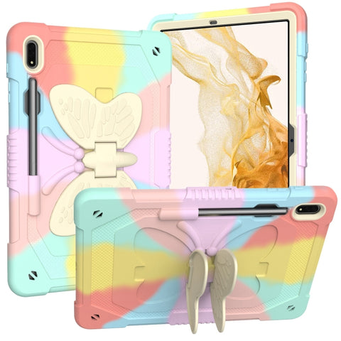 Butterfly Kickstand Heavy Duty Hard Rugged Tablet Case, For Samsung Galaxy Tab S8+ / S7+