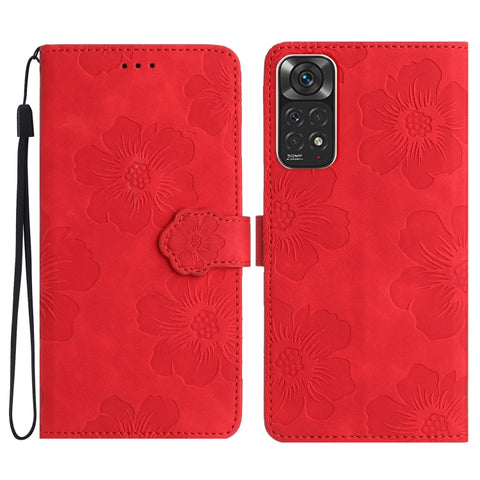 Flower Embossing Pattern Leather Phone Case, For Xiaomi Redmi Note 11 4G Global / Note 11S, For Xiaomi Redmi Note 12 5G, For Xiaomi Redmi Note 12 Pro 5G, For Xiaomi Redmi Note 12S
