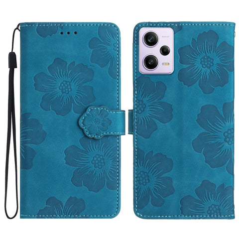 Flower Embossing Pattern Leather Phone Case, For Xiaomi Redmi Note 11 4G Global / Note 11S, For Xiaomi Redmi Note 12 5G, For Xiaomi Redmi Note 12 Pro 5G, For Xiaomi Redmi Note 12S