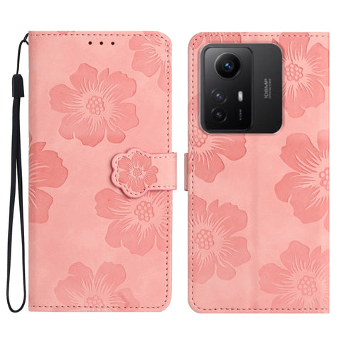 Flower Embossing Pattern Leather Phone Case, For Xiaomi Redmi Note 11 4G Global / Note 11S, For Xiaomi Redmi Note 12 5G, For Xiaomi Redmi Note 12 Pro 5G, For Xiaomi Redmi Note 12S