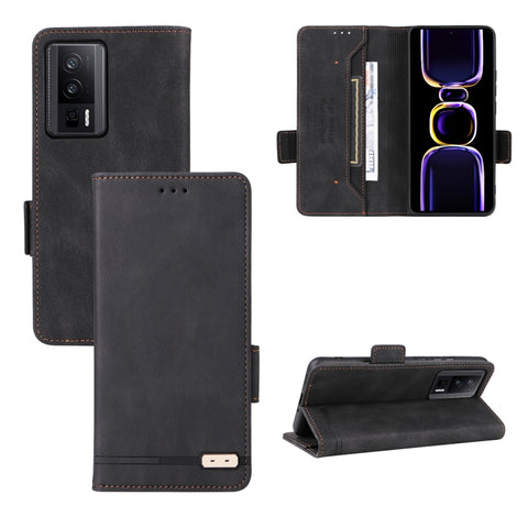 Magnetic Clasp Leather Phone Case, For Xiaomi Redmi Note 13 Pro 5G, For Xiaomi Redmi 12 4G Foreign / 5G, For Xiaomi Redmi 12 4G, For Xiaomi Poco F5 Pro / Redmi K60, For Xiaomi Redmi Note 12S 4G, For Xiaomi Redmi Note 12 4G