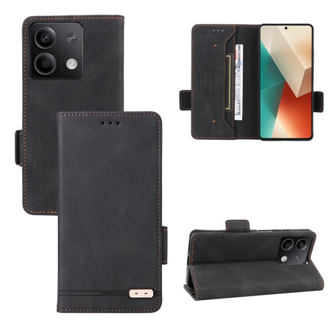 Magnetic Clasp Leather Phone Case, For Xiaomi Redmi Note 13 Pro 4G, For Xiaomi Redmi K70E 5G, For Xiaomi Redmi Note 13R Pro, For Xiaomi 14 Pro, For Xiaomi 14, For Xiaomi Redmi Note 13 5G, For Xiaomi Redmi Note 13 4G, For Xiaomi Redmi 13C               ...