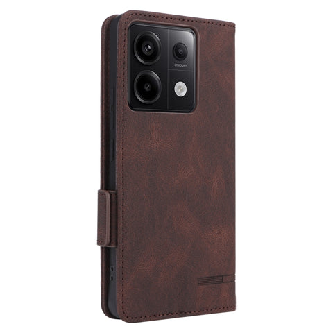 Magnetic Clasp Leather Phone Case, For Xiaomi Redmi Note 13 Pro 5G, For Xiaomi Redmi 12 4G Foreign / 5G, For Xiaomi Redmi 12 4G, For Xiaomi Poco F5 Pro / Redmi K60, For Xiaomi Redmi Note 12S 4G, For Xiaomi Redmi Note 12 4G