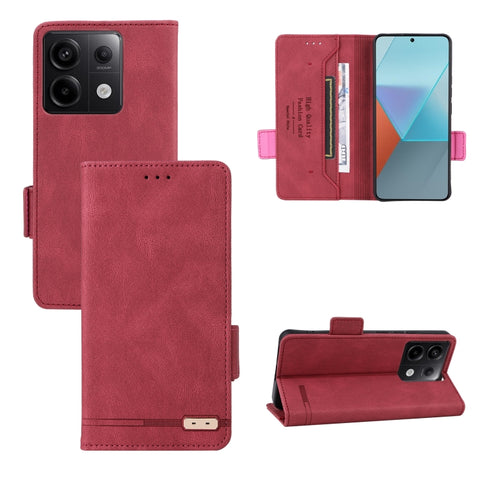 Magnetic Clasp Leather Phone Case, For Xiaomi Redmi Note 13 Pro 5G, For Xiaomi Redmi 12 4G Foreign / 5G, For Xiaomi Redmi 12 4G, For Xiaomi Poco F5 Pro / Redmi K60, For Xiaomi Redmi Note 12S 4G, For Xiaomi Redmi Note 12 4G