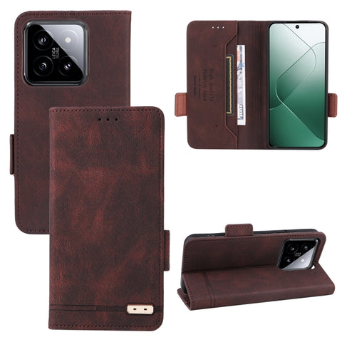 Magnetic Clasp Leather Phone Case, For Xiaomi Redmi Note 13 Pro 4G, For Xiaomi Redmi K70E 5G, For Xiaomi Redmi Note 13R Pro, For Xiaomi 14 Pro, For Xiaomi 14, For Xiaomi Redmi Note 13 5G, For Xiaomi Redmi Note 13 4G, For Xiaomi Redmi 13C               ...