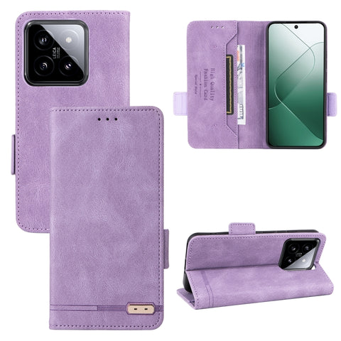 Magnetic Clasp Leather Phone Case, For Xiaomi Redmi Note 13 Pro 4G, For Xiaomi Redmi K70E 5G, For Xiaomi Redmi Note 13R Pro, For Xiaomi 14 Pro, For Xiaomi 14, For Xiaomi Redmi Note 13 5G, For Xiaomi Redmi Note 13 4G, For Xiaomi Redmi 13C               ...
